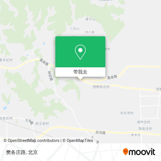 樊各庄路地图