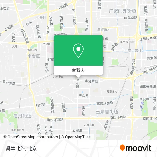 樊羊北路地图