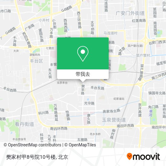 樊家村甲8号院10号楼地图