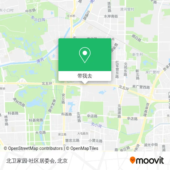 北卫家园-社区居委会地图