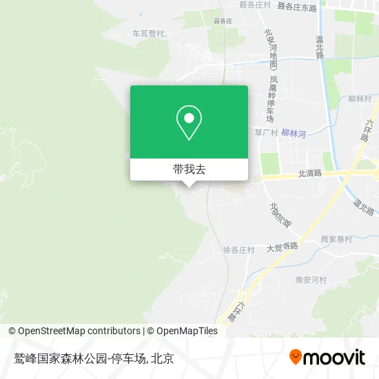 鹫峰国家森林公园-停车场地图