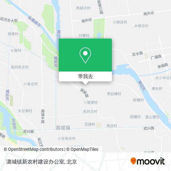 潞城镇新农村建设办公室地图