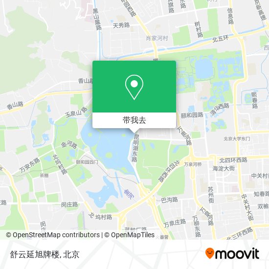 舒云延旭牌楼地图