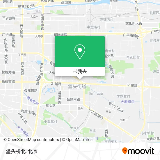 垡头桥北地图