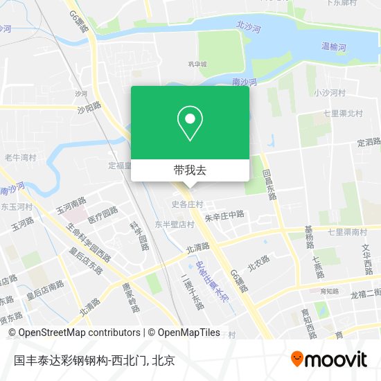 国丰泰达彩钢钢构-西北门地图