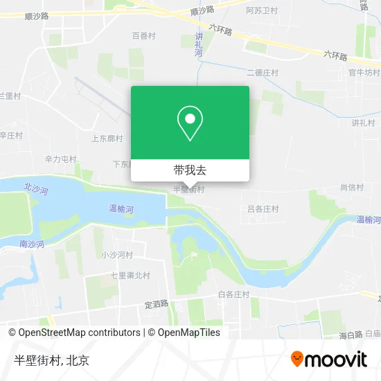 半壁街村地图