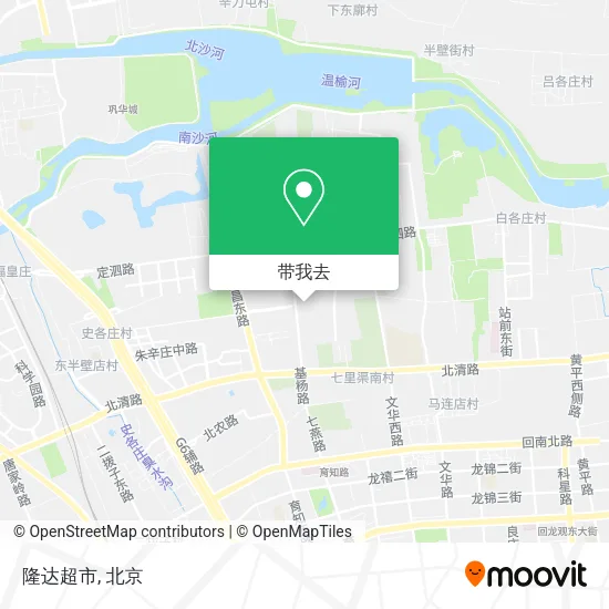 隆达超市地图