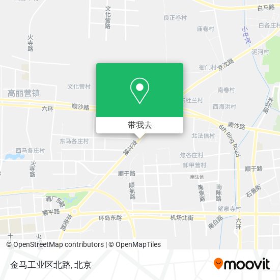 金马工业区北路地图