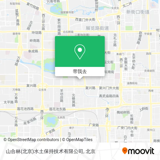 山合林(北京)水土保持技术有限公司地图
