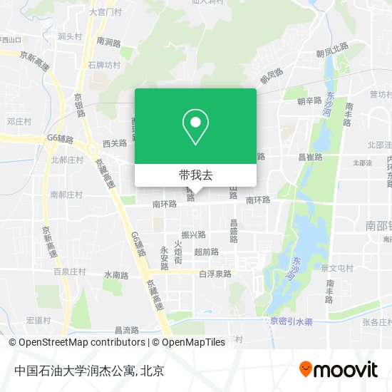 中国石油大学润杰公寓地图