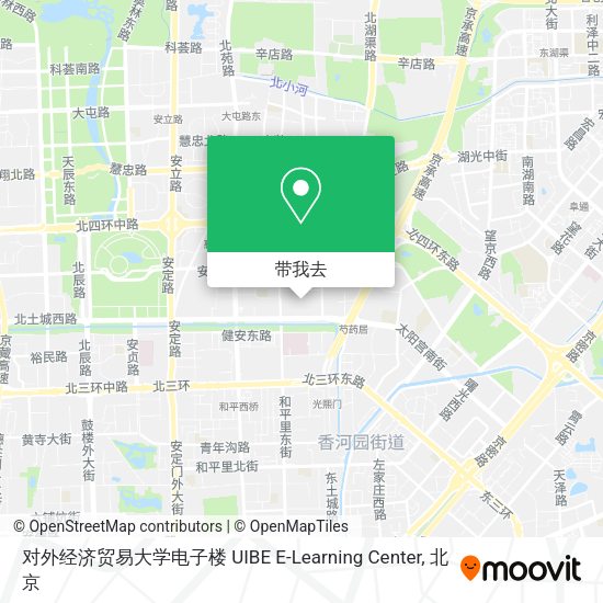 对外经济贸易大学电子楼 UIBE E-Learning Center地图