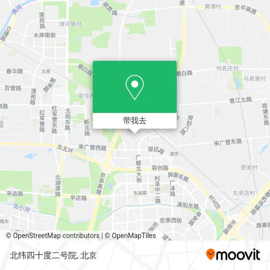 北纬四十度二号院地图