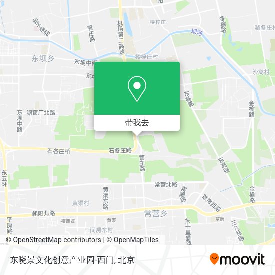 东晓景文化创意产业园-西门地图