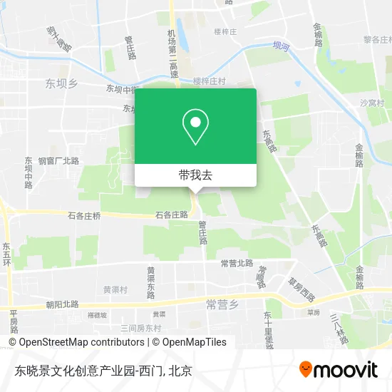 东晓景文化创意产业园-西门地图