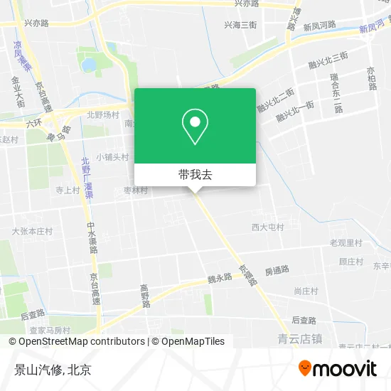 景山汽修地图