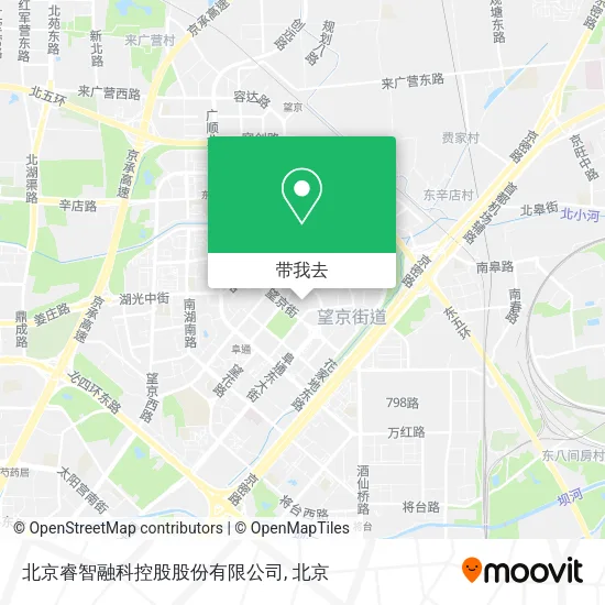 北京睿智融科控股股份有限公司地图