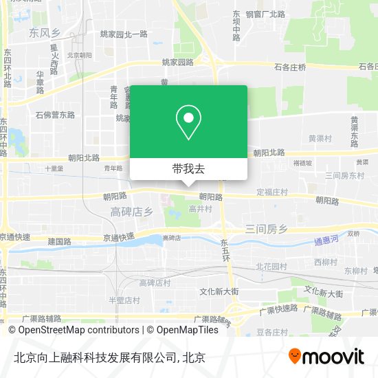 北京向上融科科技发展有限公司地图