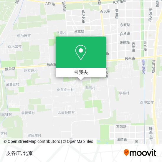 皮各庄地图
