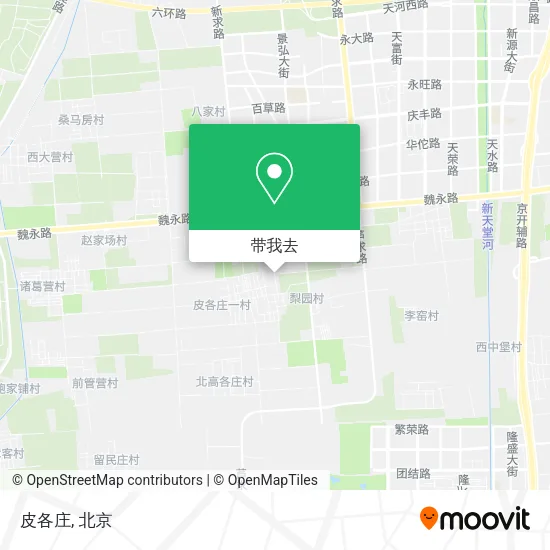 皮各庄地图