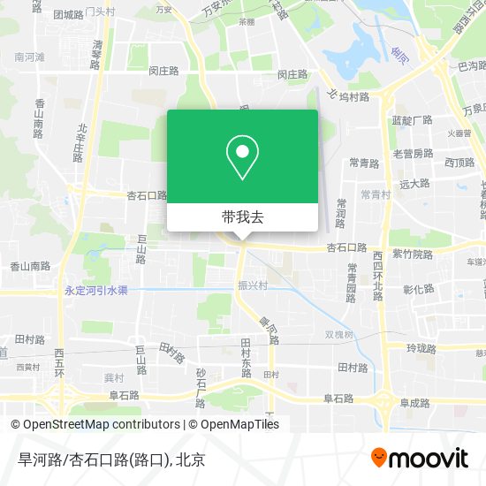 旱河路/杏石口路(路口)地图