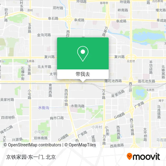京铁家园-东一门地图