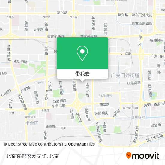 北京京都家园宾馆地图