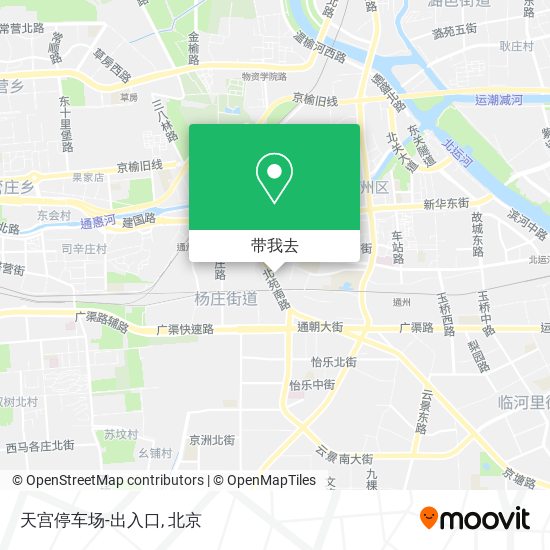 天宫停车场-出入口地图