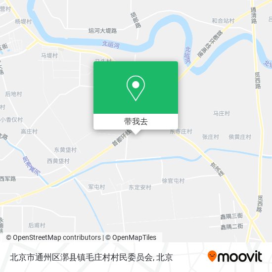 北京市通州区漷县镇毛庄村村民委员会地图