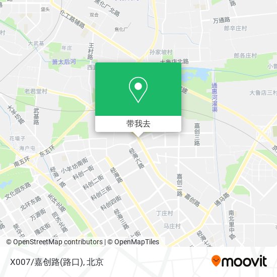 X007/嘉创路(路口)地图