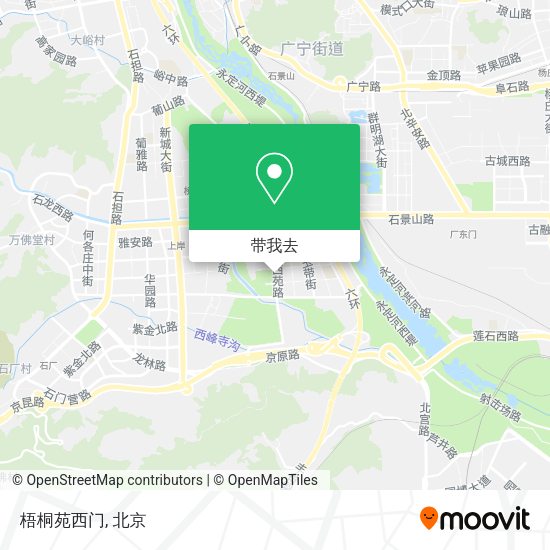 梧桐苑西门地图