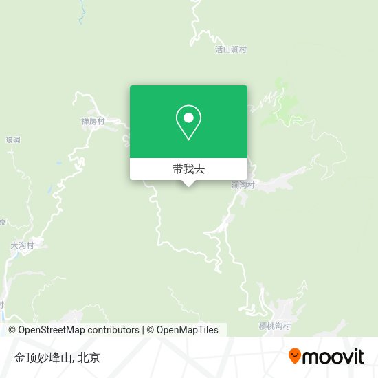 金顶妙峰山地图
