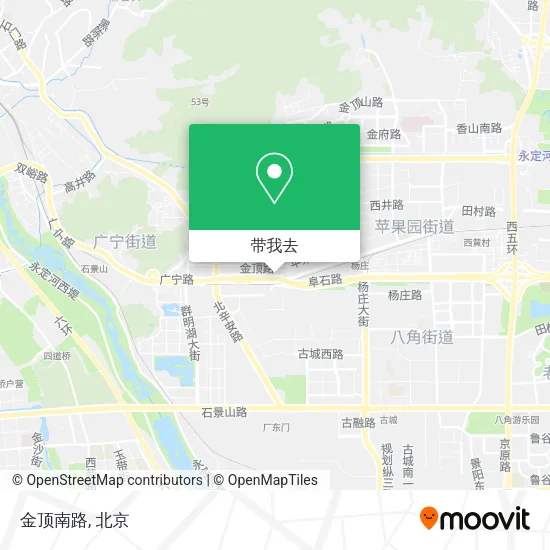 金顶南路地图