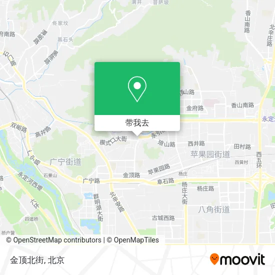 金顶北街地图