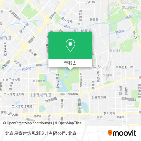 北京易肯建筑规划设计有限公司地图