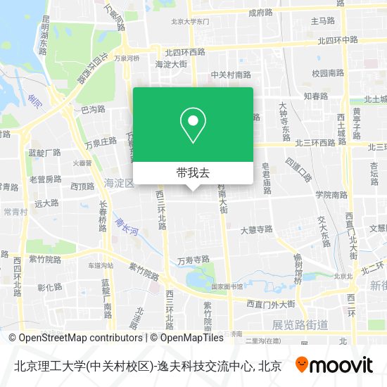 北京理工大学(中关村校区)-逸夫科技交流中心地图