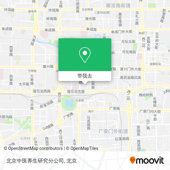 北京中医养生研究分公司地图