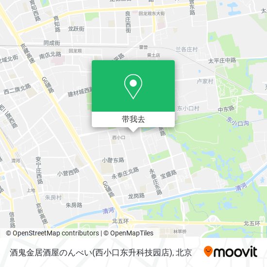 酒鬼金居酒屋のんべい(西小口东升科技园店)地图