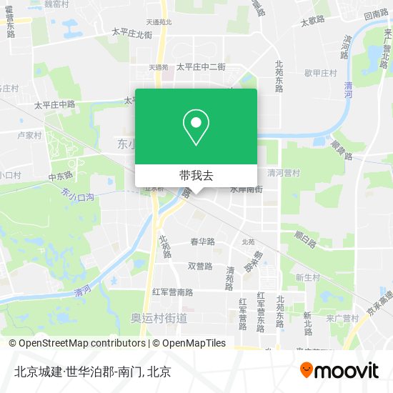 北京城建·世华泊郡-南门地图