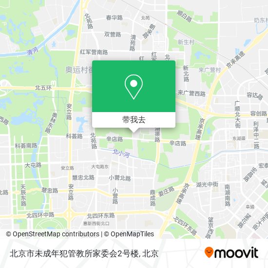 北京市未成年犯管教所家委会2号楼地图