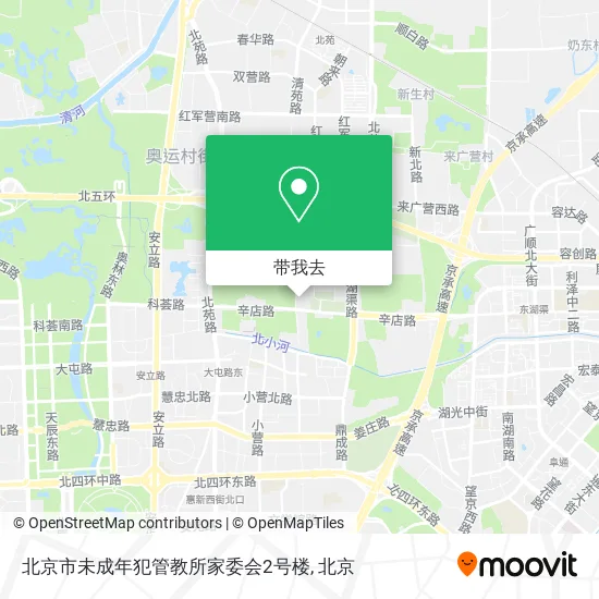北京市未成年犯管教所家委会2号楼地图