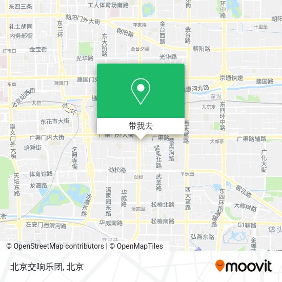 北京交响乐团地图