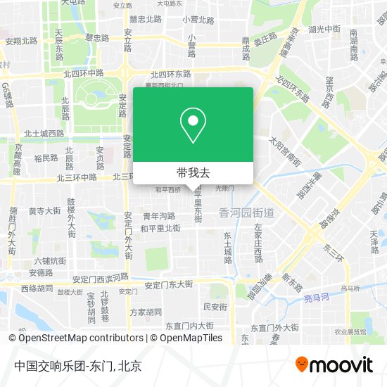 中国交响乐团-东门地图