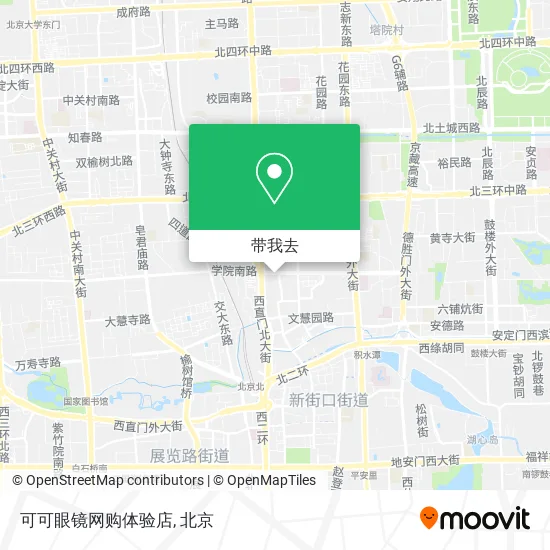 可可眼镜网购体验店地图