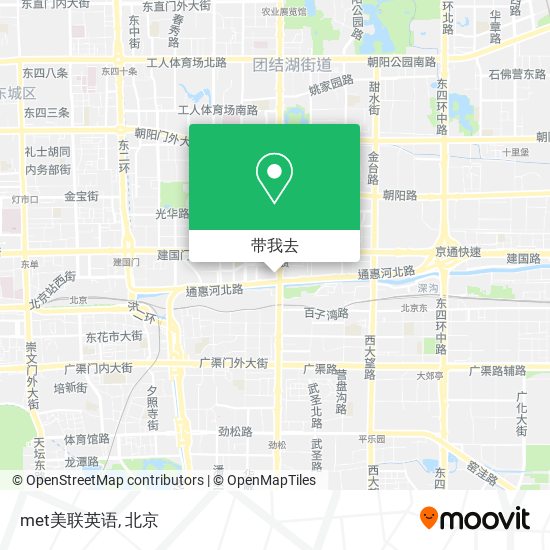 met美联英语地图