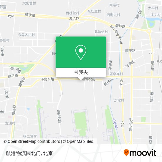 航港物流园北门地图