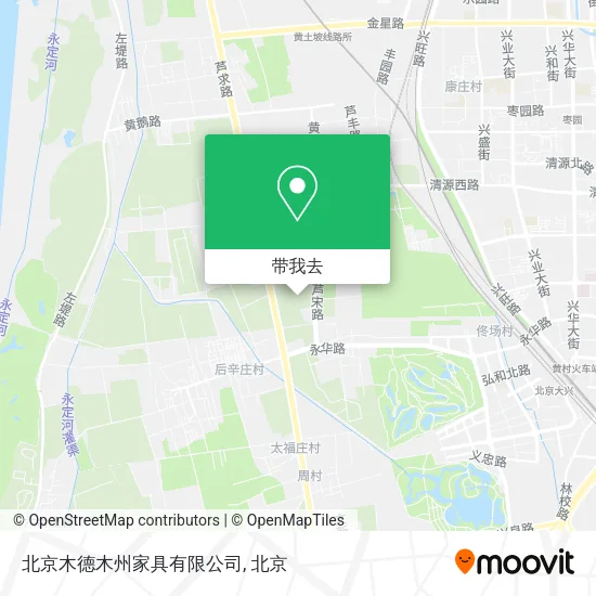 北京木德木州家具有限公司地图