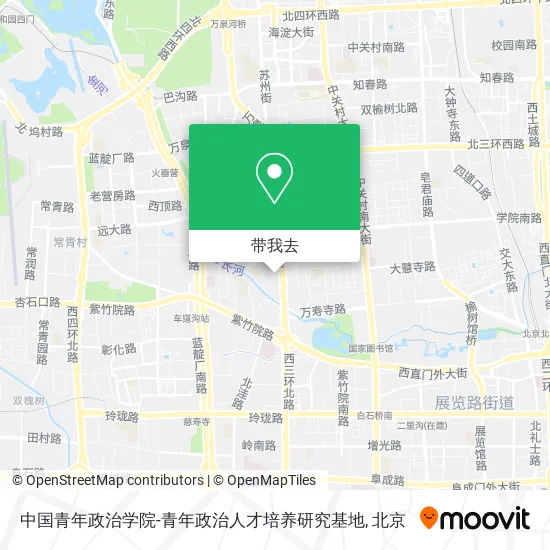 中国青年政治学院-青年政治人才培养研究基地地图