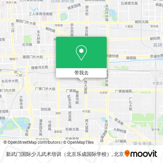 新武门国际少儿武术培训（北京乐成国际学校）地图