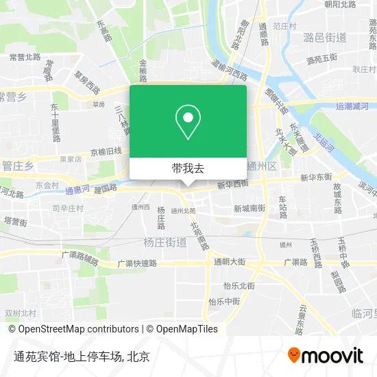 通苑宾馆-地上停车场地图