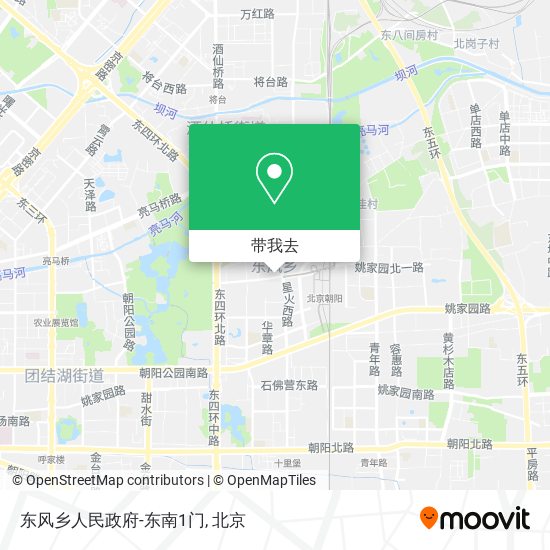 东风乡人民政府-东南1门地图